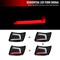 Spec-D Tuning SEDAN LED LIGHT BAR MATTE BLACK HOUSING AND CLEAR LENS, 2PK LT-WRX084JMLED-SQ-TM - alternate 4